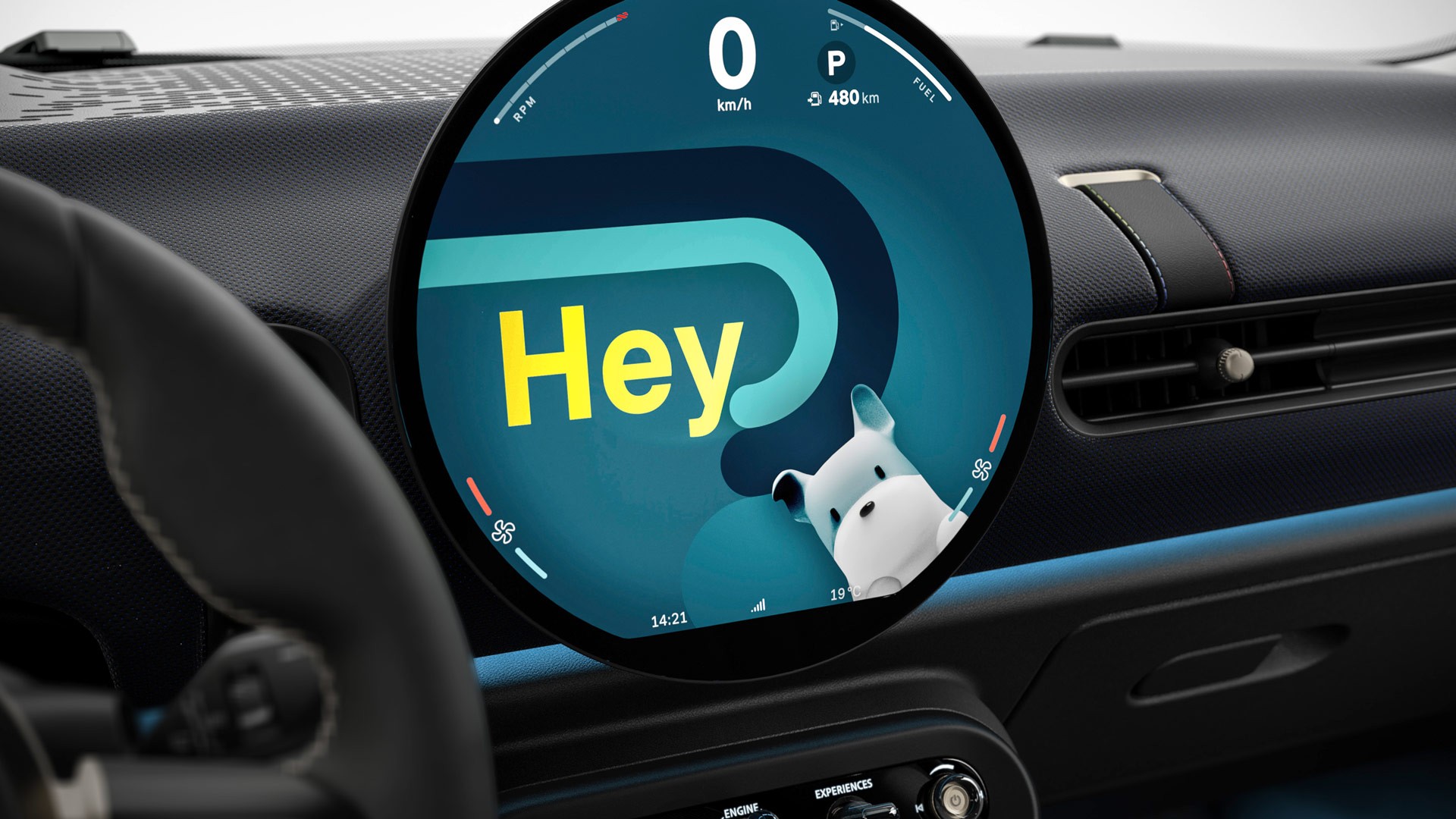 MINI Cooper 3 vrata - interijer - gallery experience modes - osobna slika